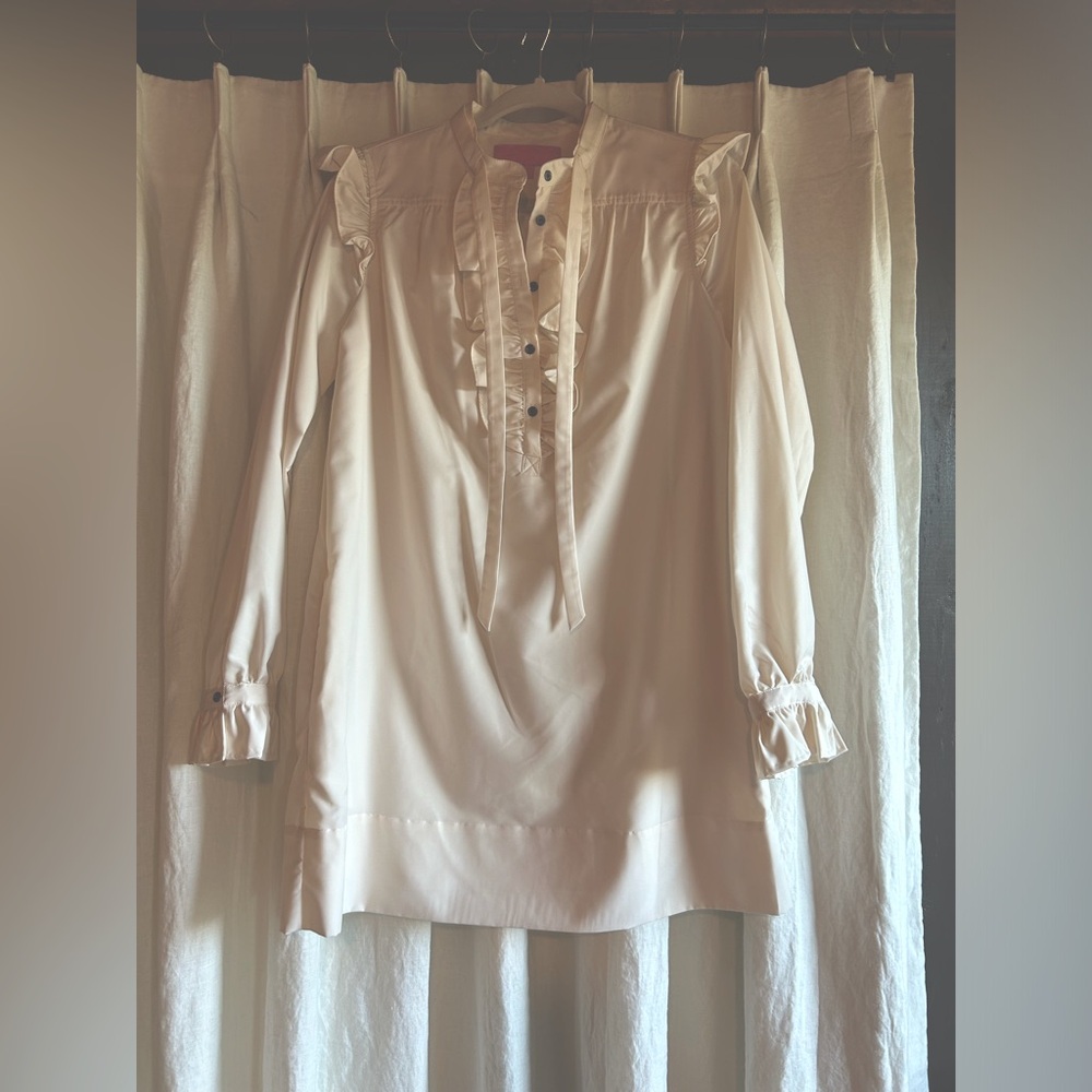 LDT ruffle edge mini dress size 4